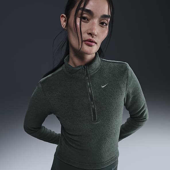 Lower Price Sportswear Half Zip Tops T Shirts. Nike VN